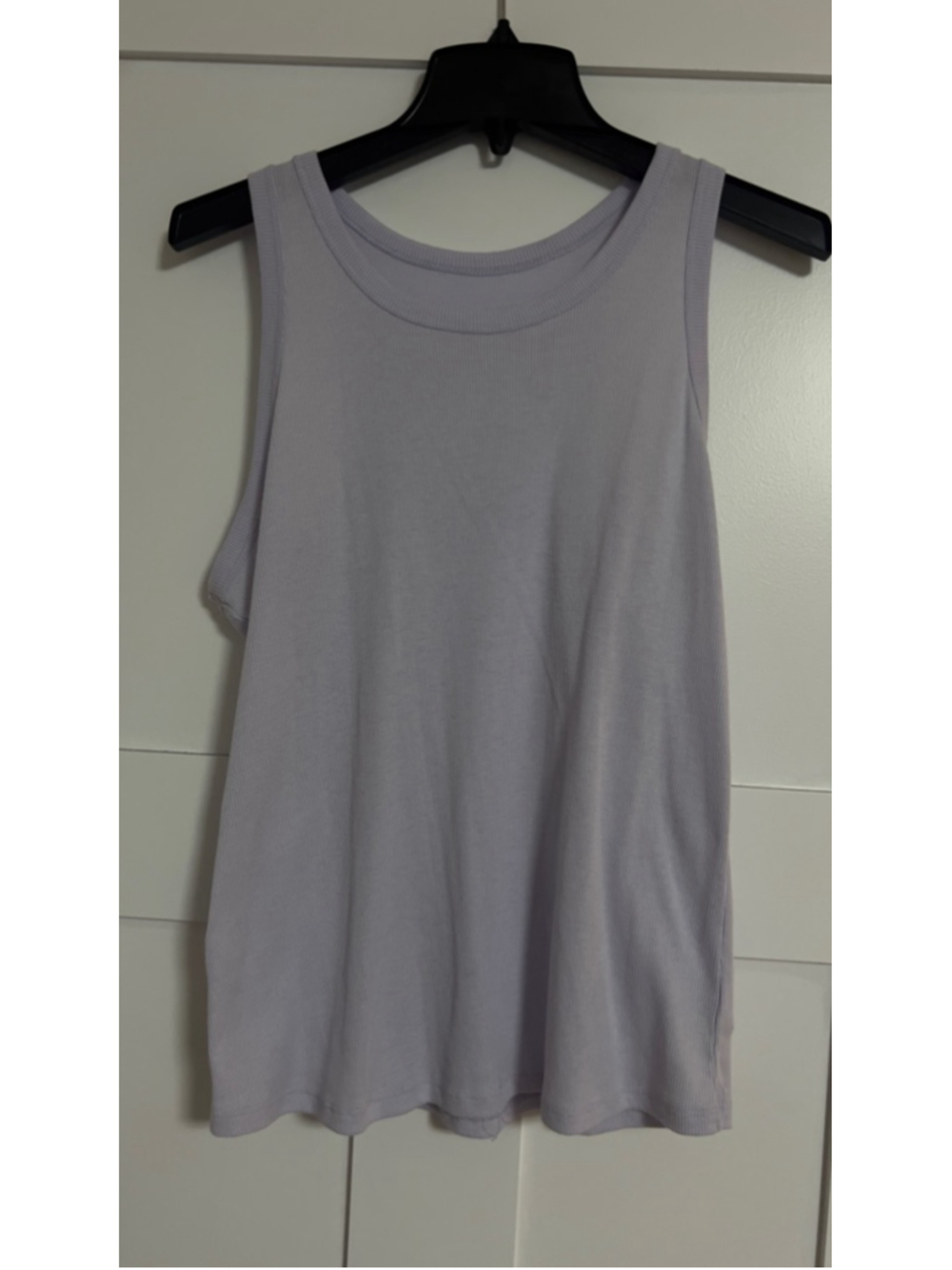 Danskin Women’s Lavender Ribbed Racerback Tank Top – Size Medium
